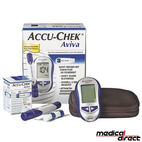 Accu-Chek Aviva glucosemeterset mmol/l