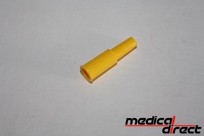 Afsluitdop geel voor luer injectiespuit (100)