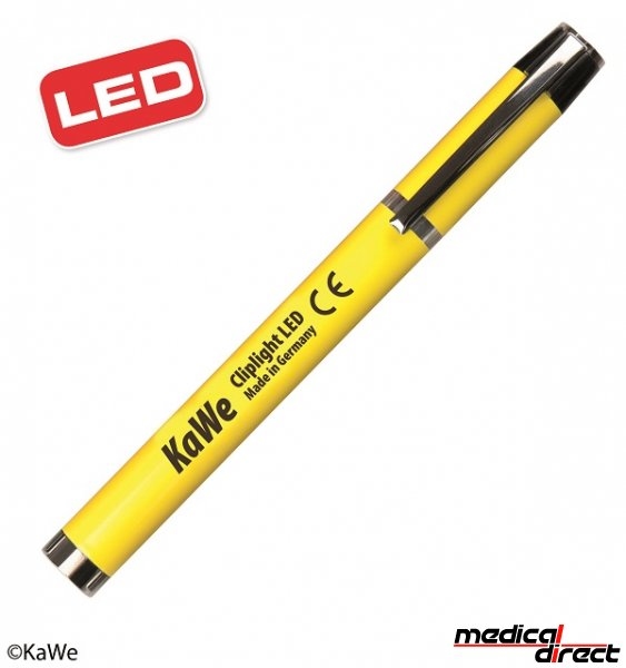KaWe Cliplight LED diagnostiekpenlight, geel